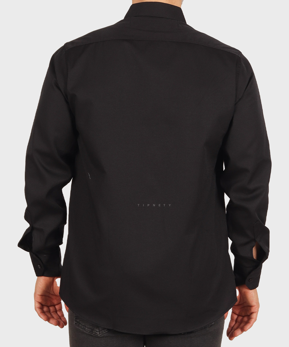                   مشکی سفید لجنی یشمی شیری فیروزه ای آبی تیره آبی روشن زرشکی سورمه ای طوسی روشن کله غازی سبز پیراهن آستین بلند فیت 0387  - تصویر 21