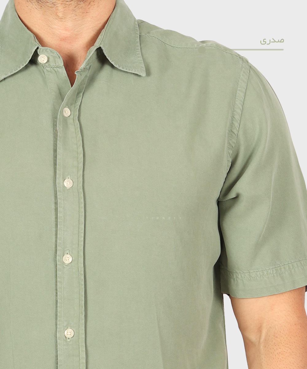     تیره               روشن     سورمه ای   تیره کرم سفید قهوه ای مشکی لجنی صدری کرم روشن شیری سبز روشن پیراهن آستین کوتاه فیت 5460  - تصویر 17