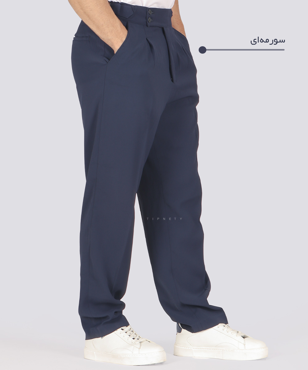           مشکی سورمه ای کرم استخوانی شلوار پارچه ای مام استایل 5660  - تصویر 5