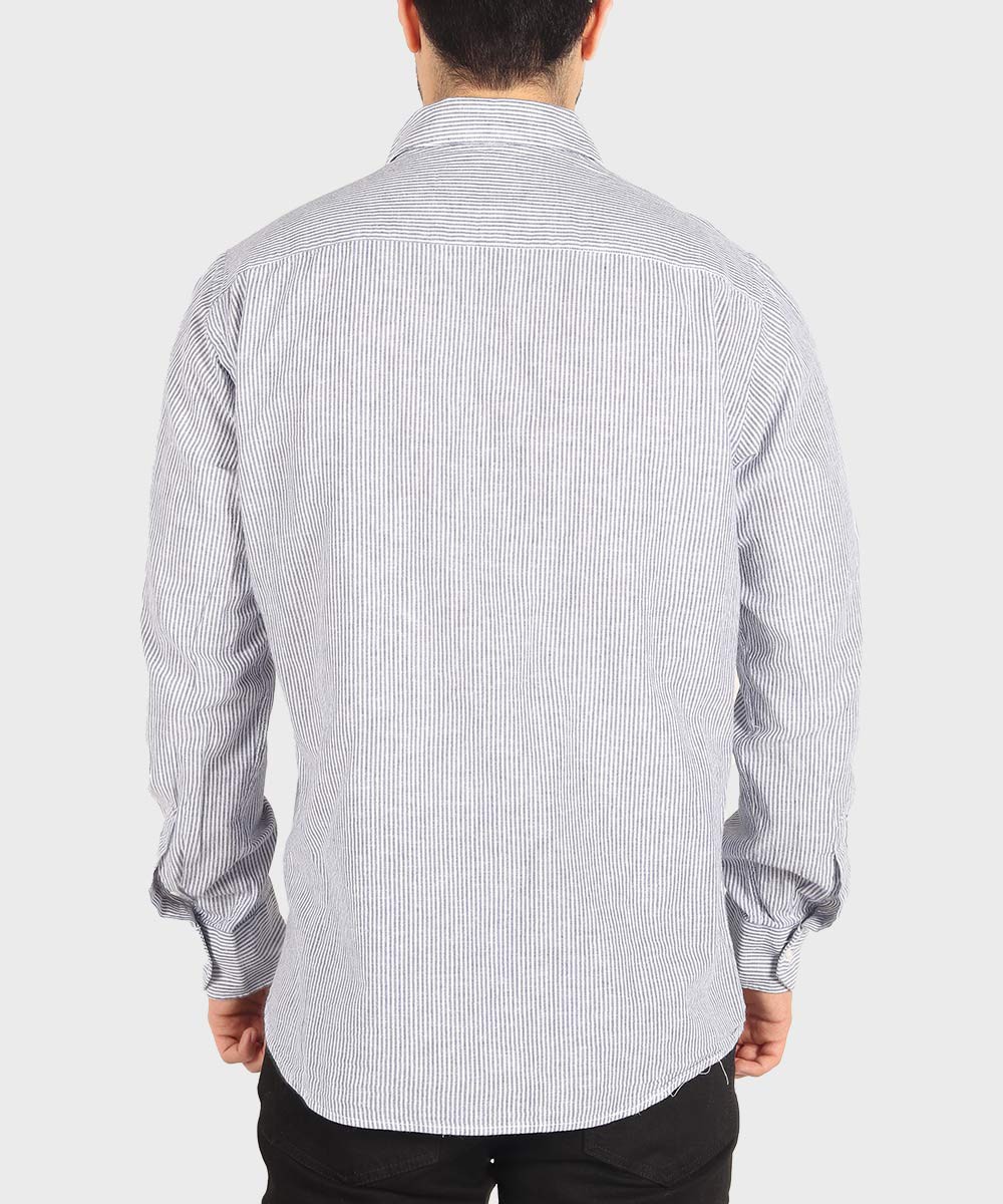           آبی روشن سبز قهوه ای آبی تیره پیراهن آستین بلند فیت 5509  - تصویر 19