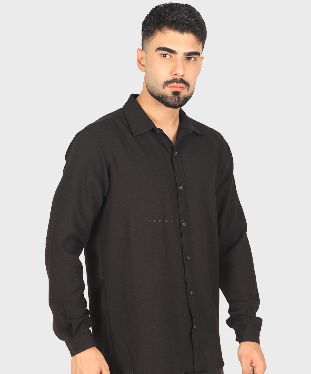                                           آبی خاکی قهوه ای شیری سبز مشکی پیراهن لش 4409  - تصویر 22