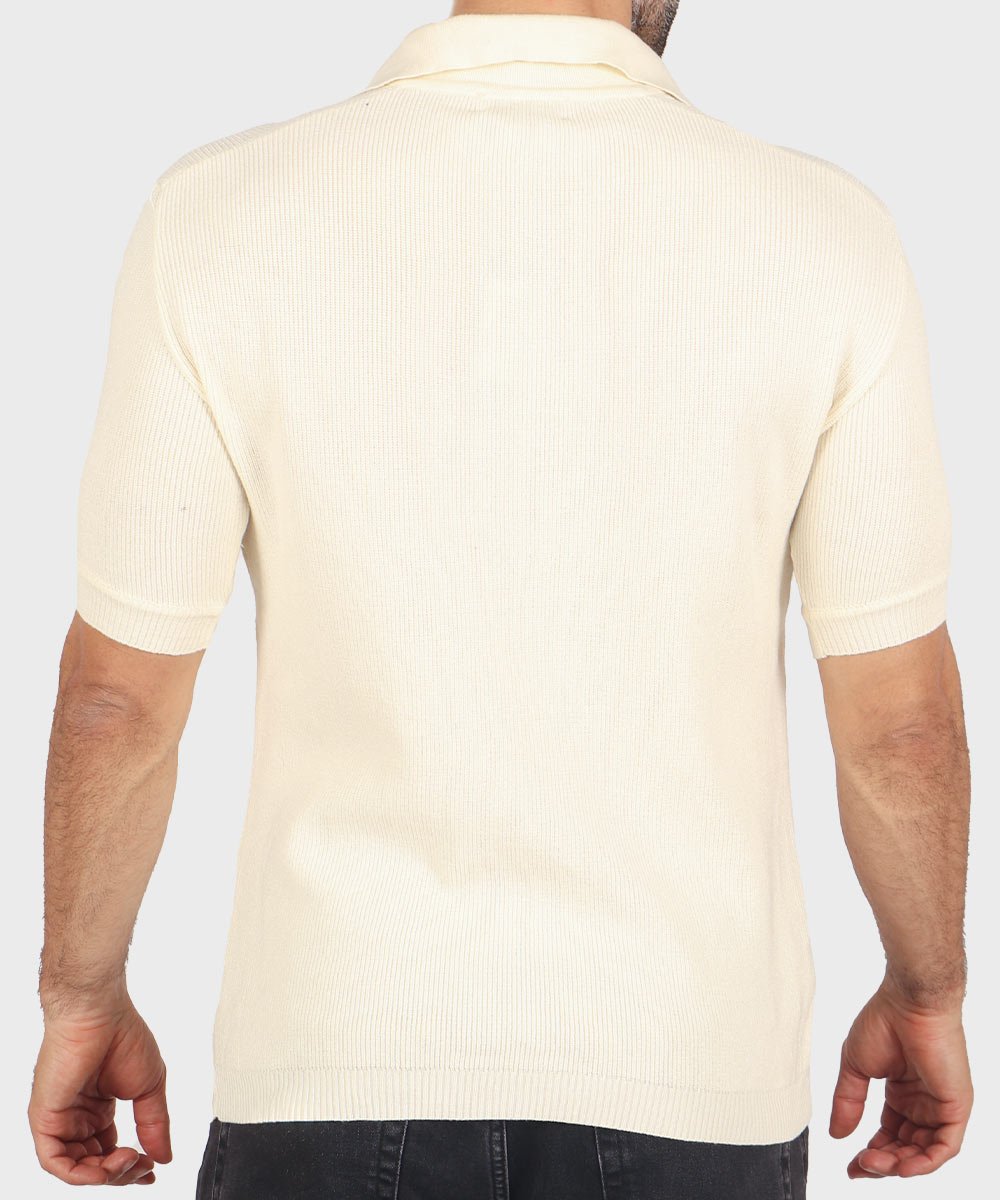                         شیری مشکی سبز تیشرت یقه دار 3314  - تصویر 10