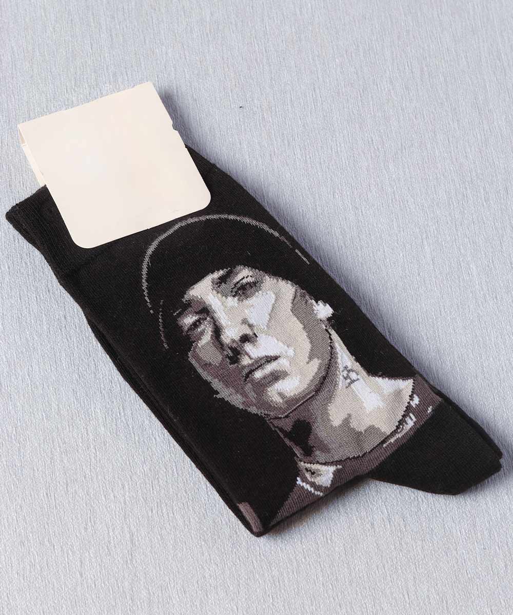 جوراب ساق بلند امینم مشکی 1022