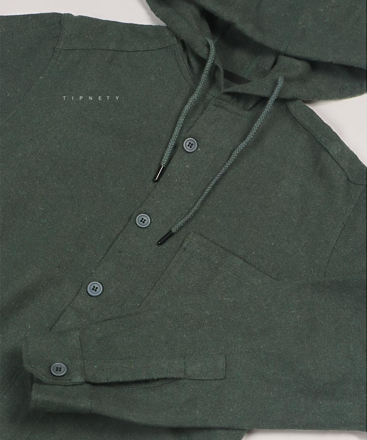                                                                       ملانژ شکلاتی خردلی لجنی پاییزه ژاکت 2028  - تصویر 2