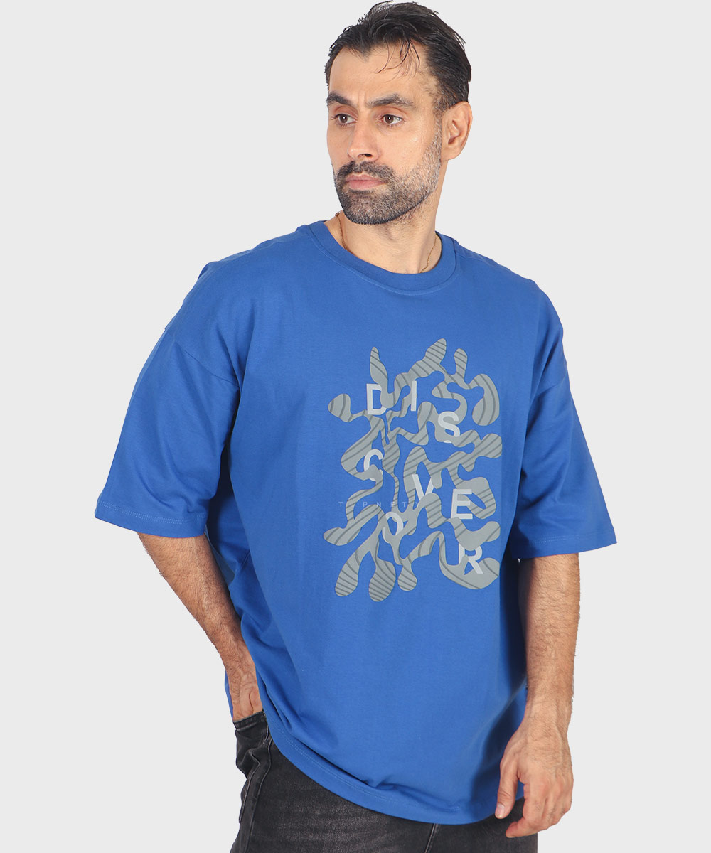 تیشرت لش طرحدار Discover کد 1729