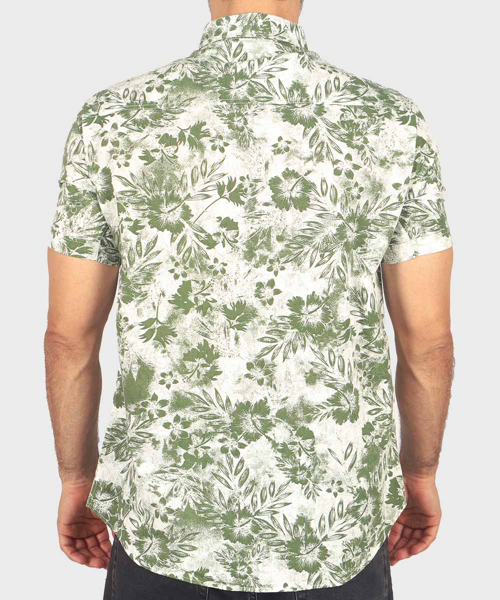             شکلاتی سورمه ای مشکی سبز دودی پیراهن آستین کوتاه فیت 0935  - تصویر 9