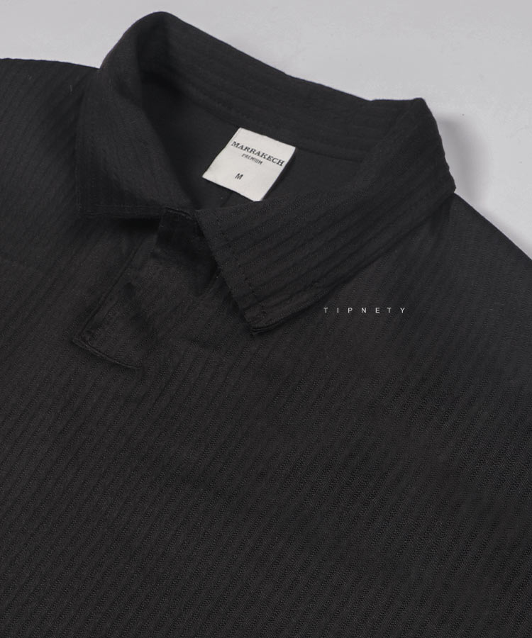 تیشرت لش یقه دار مردانه 1836