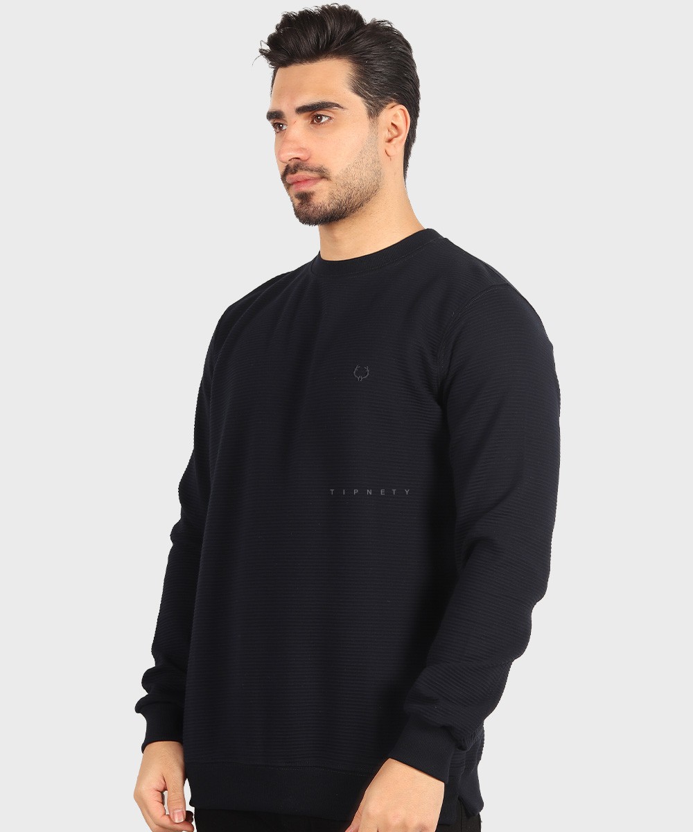         طوسی سورمه ای مشکی پاییزه تیشرت 6046  - تصویر 9