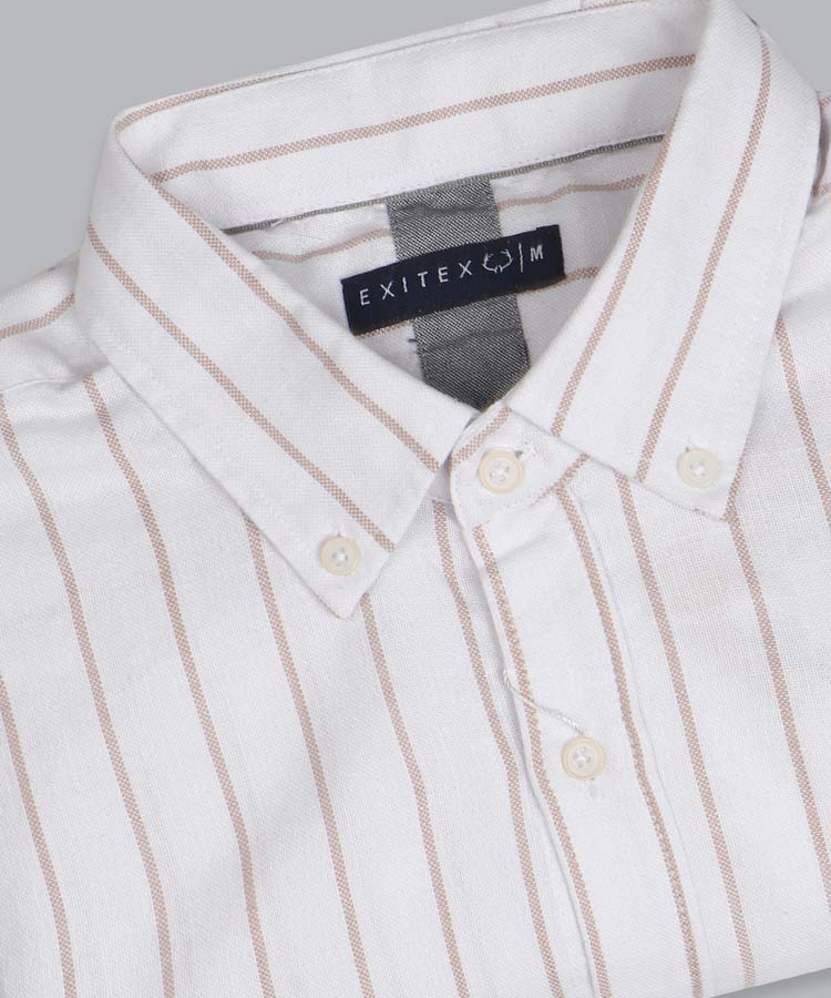 پیراهن مردانه آستین بلند راه راه 8824