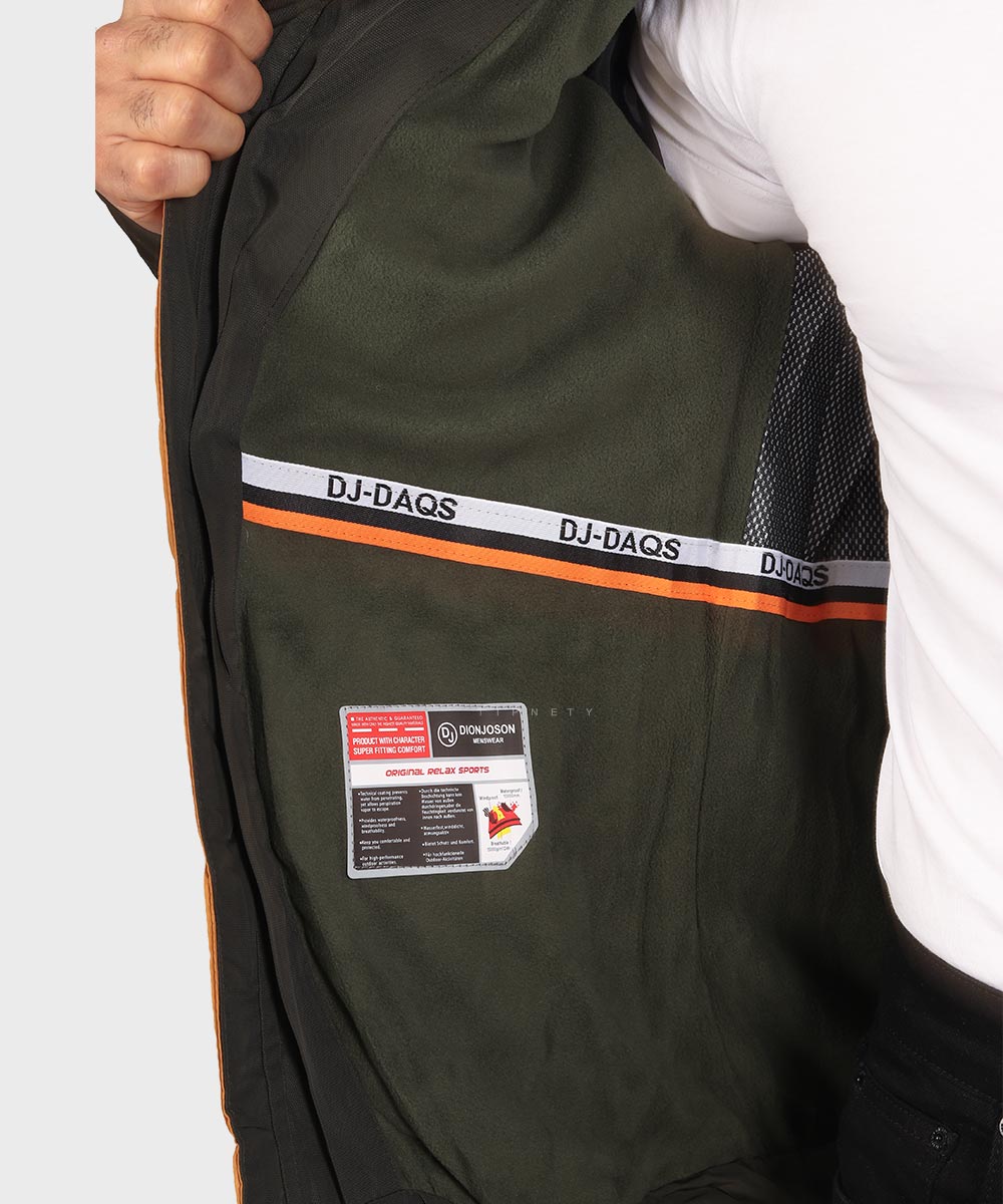                 سورمه ای سبز مشکی زمستانه کاپشن 7059  - تصویر 12