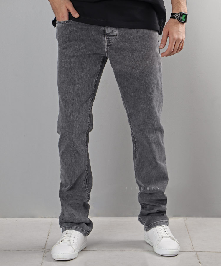 شلوار جین اسلیم مردانه ساده 3677