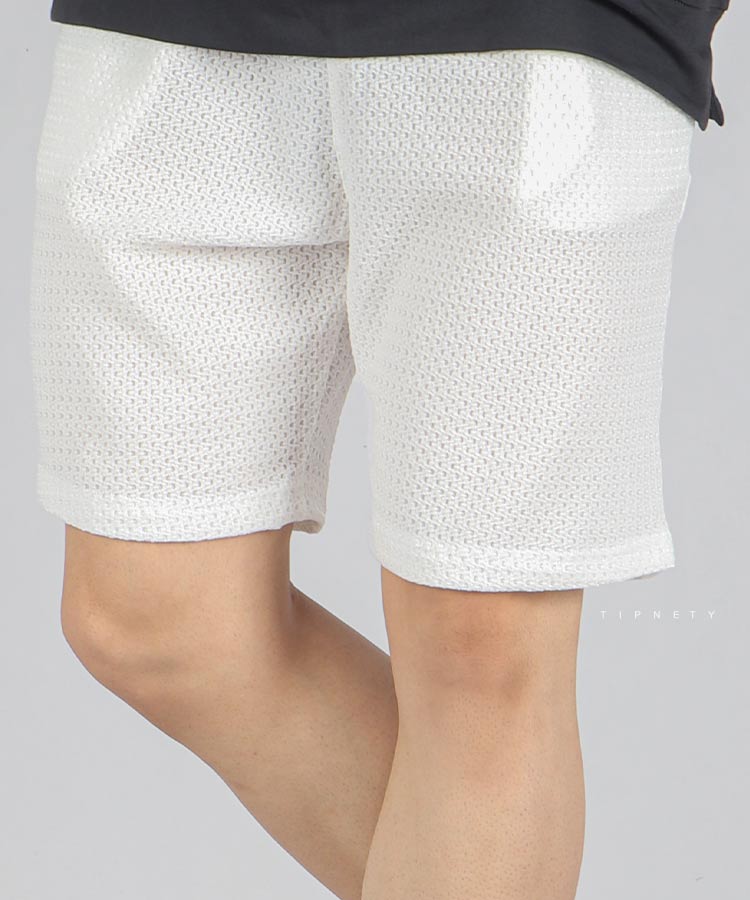                                                                                                   کرم مشکی دودی استخوانی صدری سفید راحتی شلوارک 1691  - تصویر 6