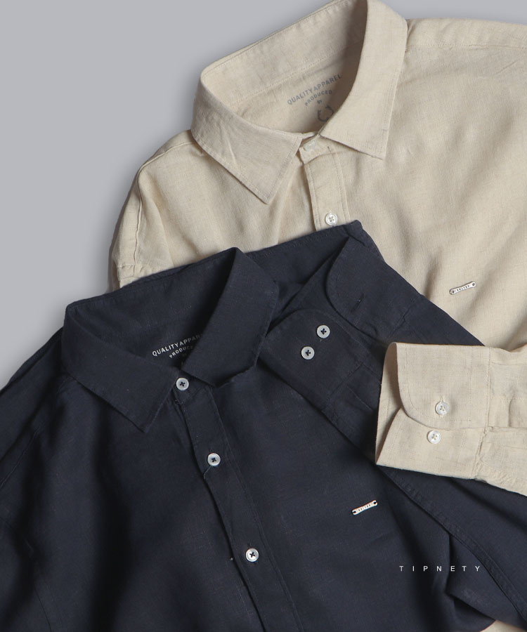 پیراهن لینن و لش مردانه 5326