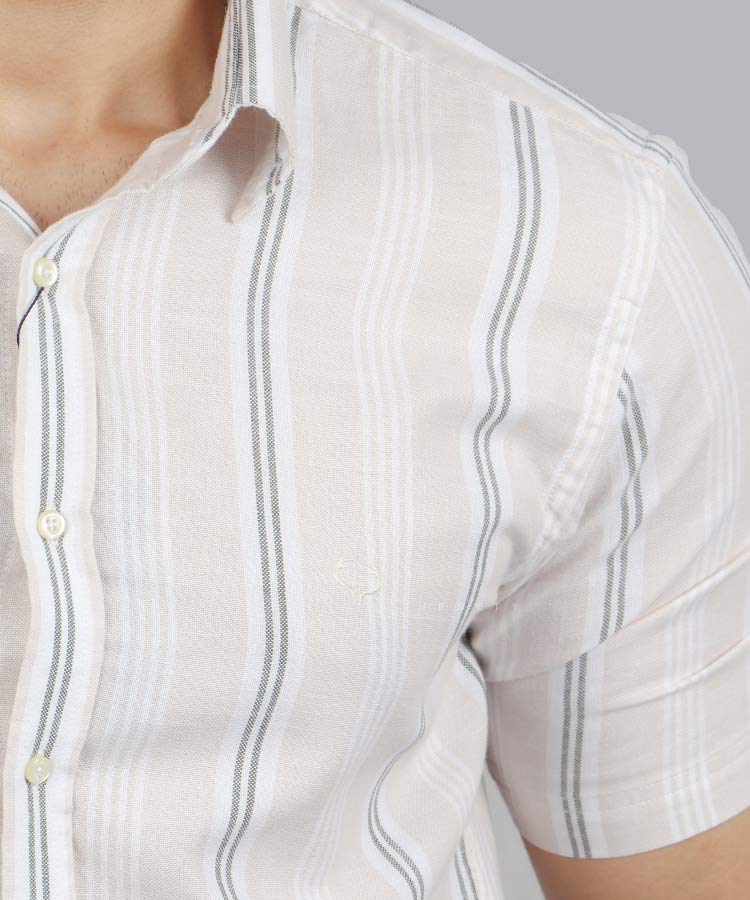 پیراهن آستین کوتاه مردانه مجلسی 4360