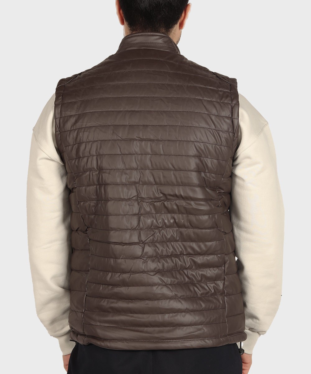 مشکی قهوه ای استخوانی زمستانه پافر 2549  - تصویر 9