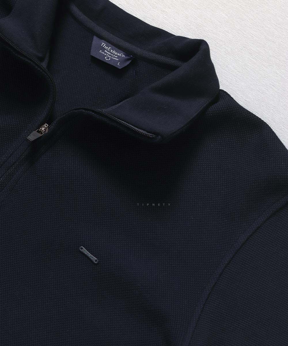 تیشرت آستین بلند یقه اسکی و نیم زیپ 0624