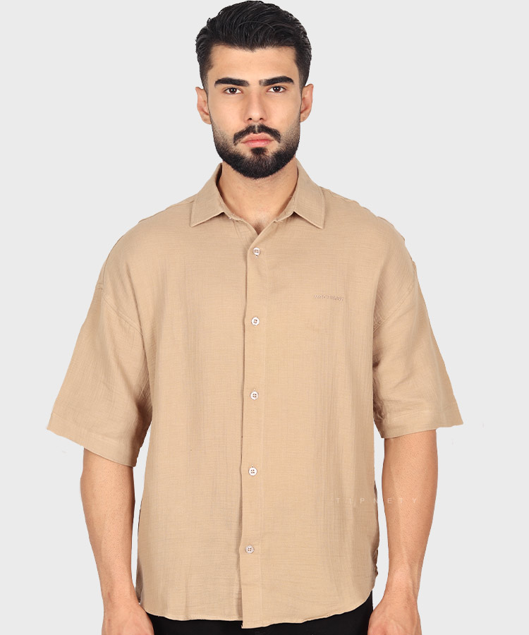                                                                       خاکی آبی قهوه ای کله غازی صدری مشکی پیراهن لش 0623  - تصویر 15