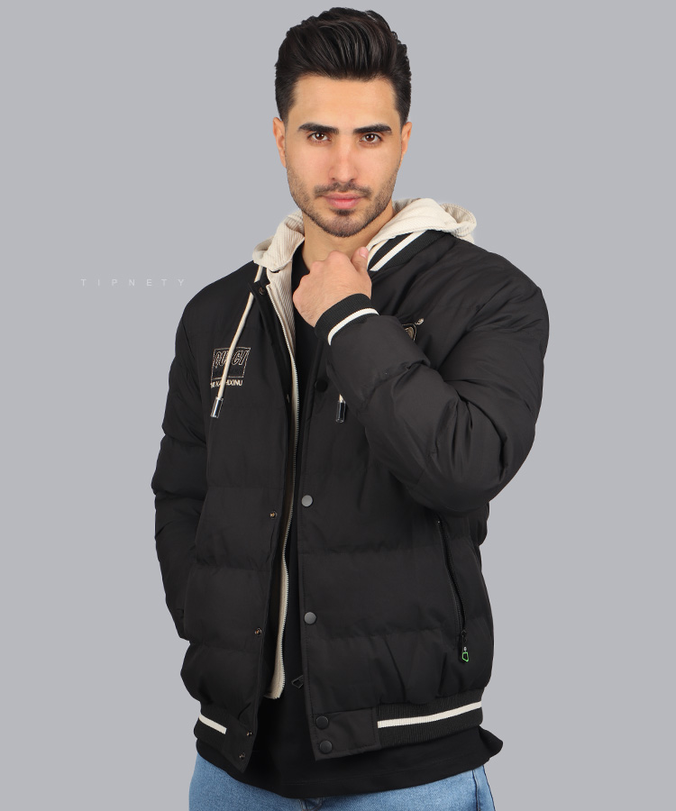                                                                                                                                                                                                                   مشکی طوسی خاکی شکلاتی   زمستانه کاپشن 0113  - تصویر 4