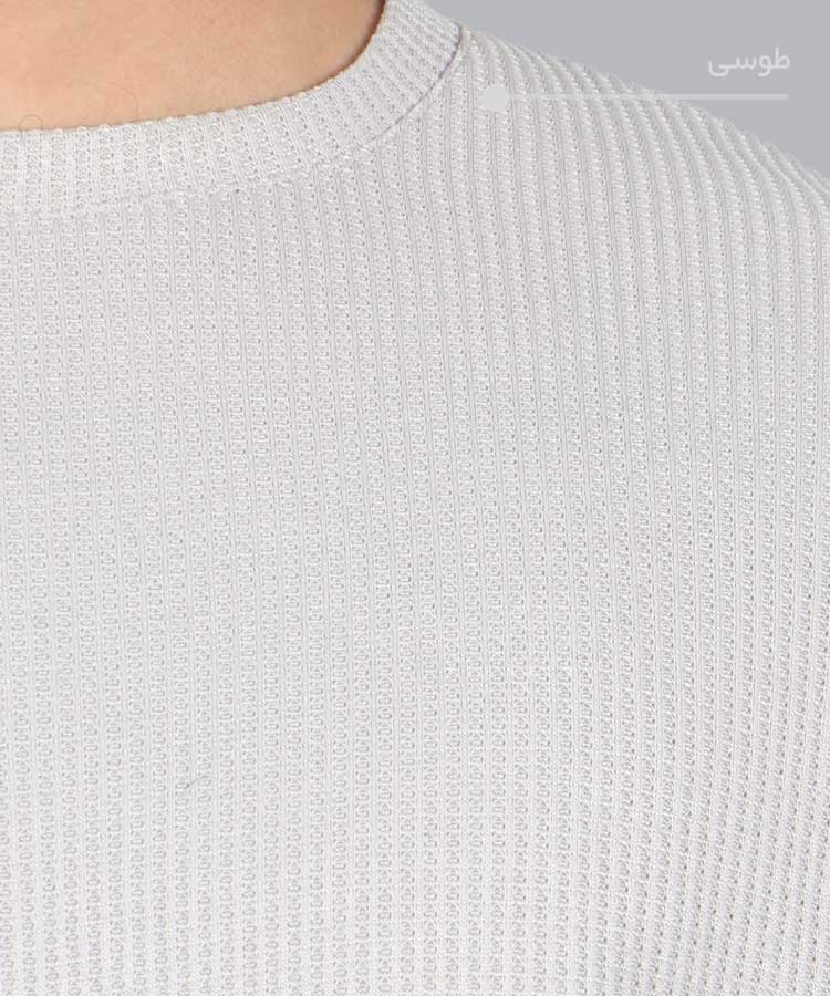                                           صدری                                                                                                                                           طوسی سفید مشکی کرم شیری تیشرت لش 1662  - تصویر 6