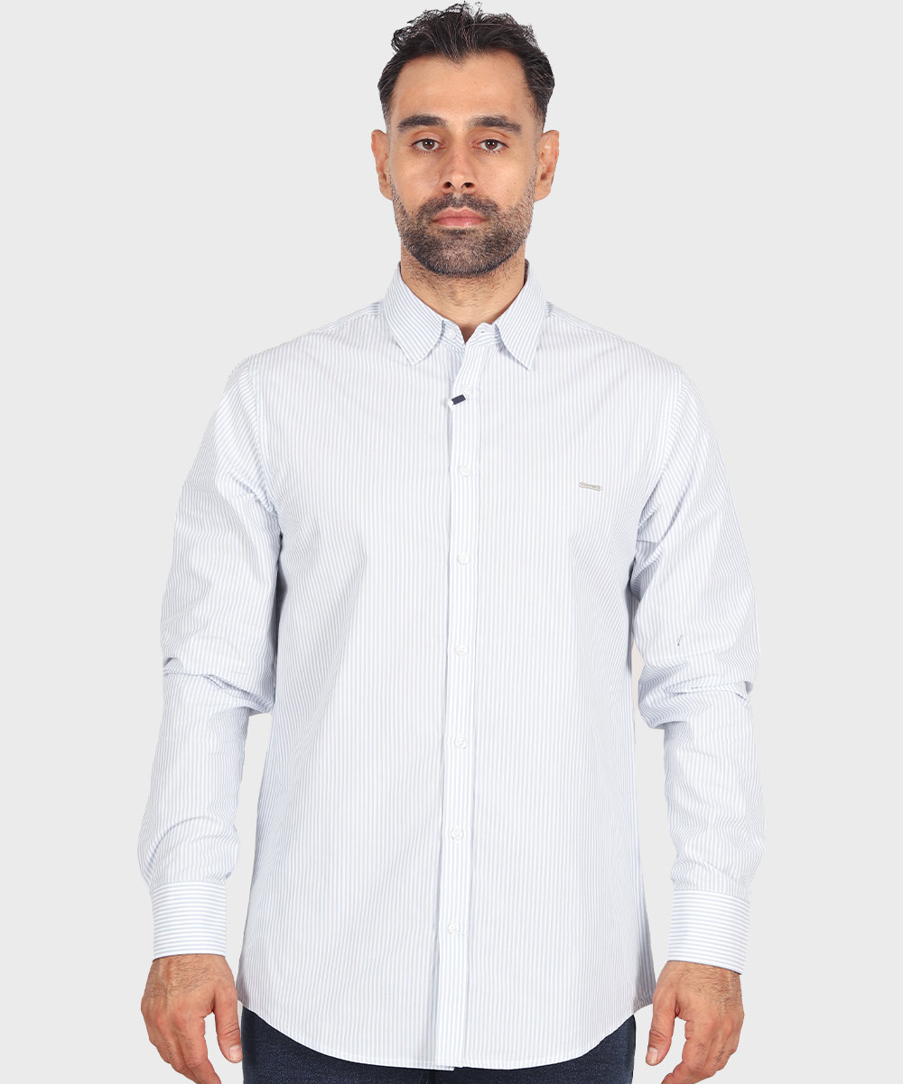       سورمه ای آبی پیراهن آستین بلند فیت 1432  - تصویر 3