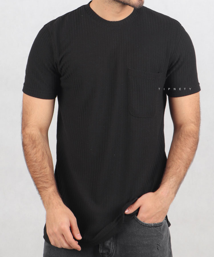                                                                         کرم مشکی سفید تیشرت لش 2247  - تصویر 3