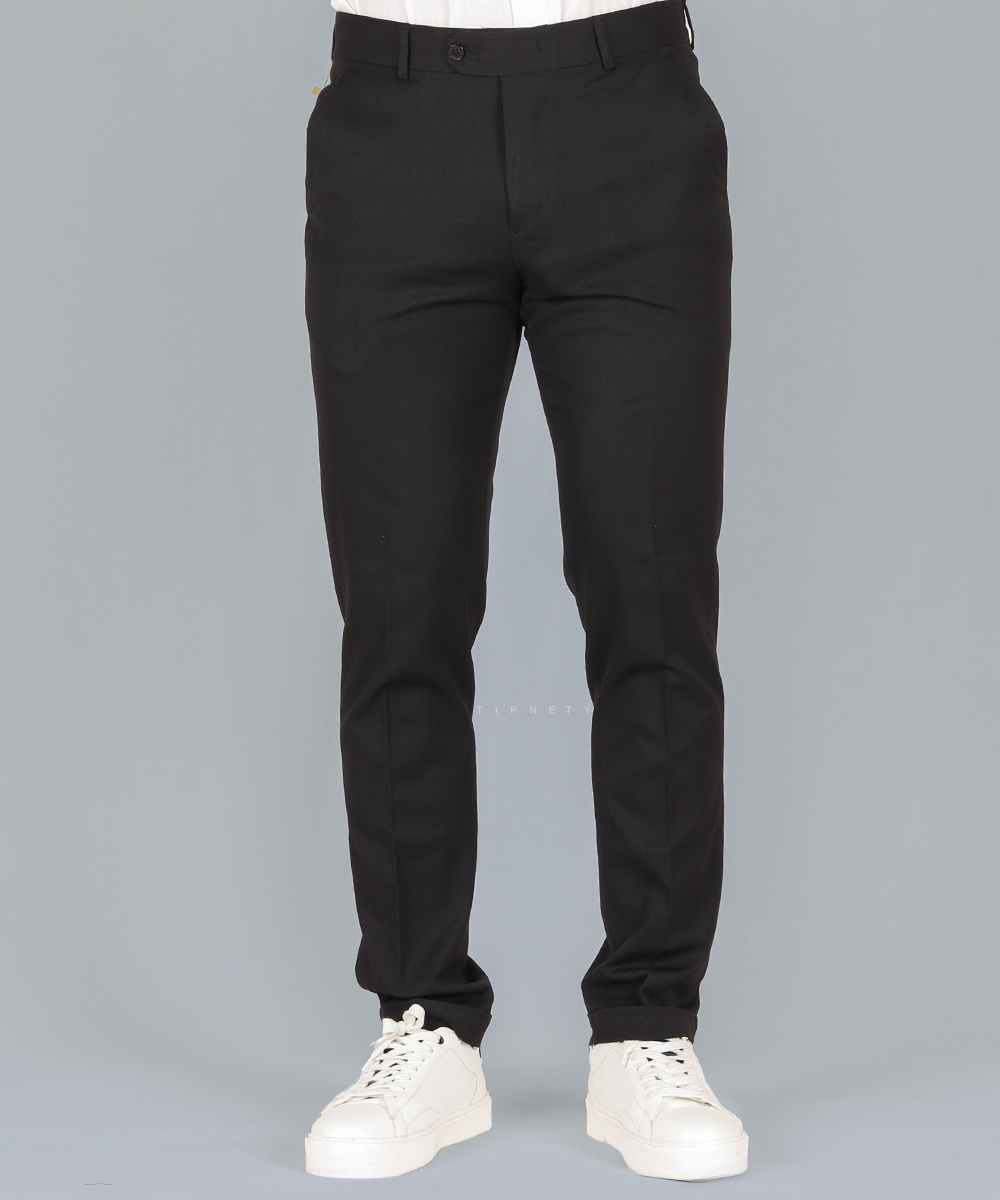 شلوار پارچه ای مردانه فیت دمپا پاکتی 2954