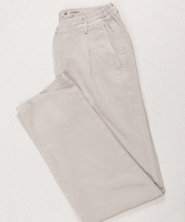 شلوار پارچه ای مردانه میلانو طوسی روشن 0724