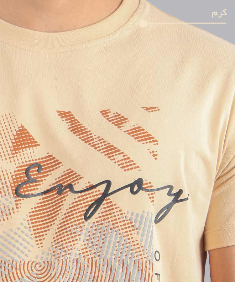                                                                                                                                                                                       آبی کرم لجنی سفید مشکی طوسی تیشرت چاپی 1621  - تصویر 10