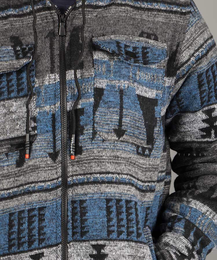                                                                                                                         طوسی قهوه ای آبی مشکی زمستانه کاپشن 7004  - تصویر 6