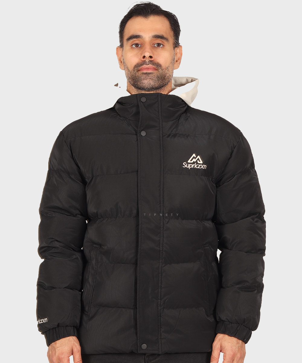                               صدری سبز سفید مشکی زمستانه کاپشن 0218  - تصویر 5