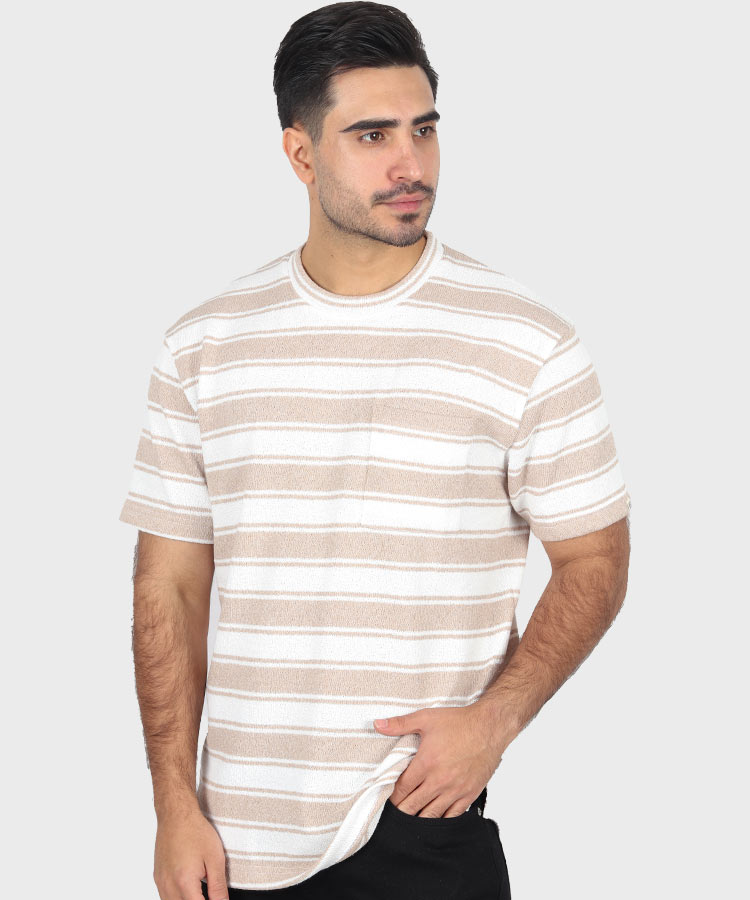                                                   لجنی مشکی سورمه ای نسکافه ای تیشرت لش 3540  - تصویر 3