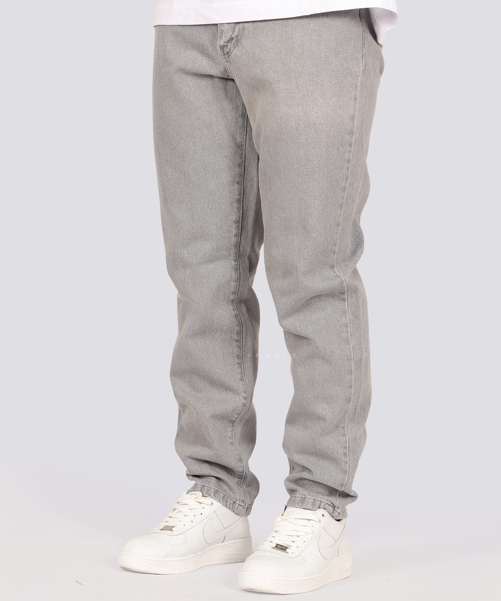     طوسی شلوار جین مام فیت 0804  - تصویر 3