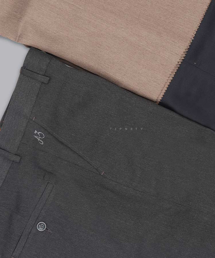                                                                                                                                                                                       شکلاتی مشکی نوک مدادی سورمه ای ذغالی طوسی شلوار پارچه ای راسته 0124  - تصویر 12