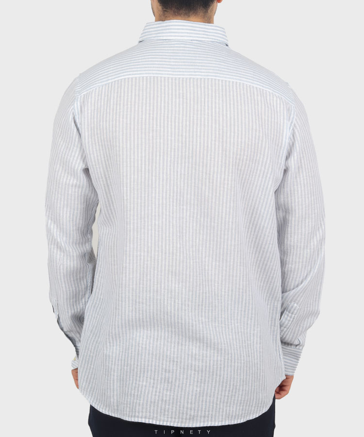         آبی روشن پیراهن آستین بلند فیت 5423  - تصویر 3