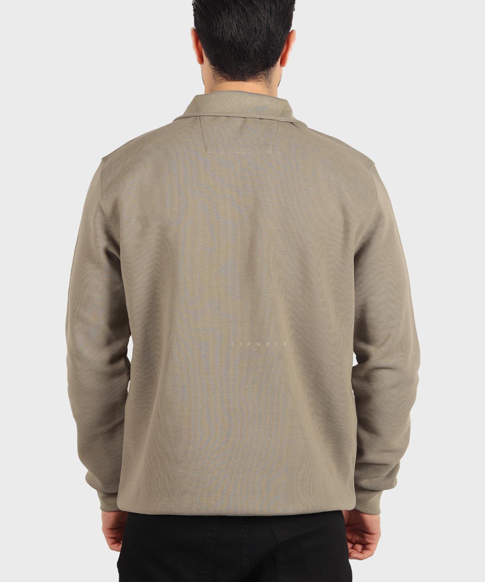                 قهوه ای نفتی آبی روشن مشکی شکلاتی کرم صدری پاییزه پلیور 8016  - تصویر 17