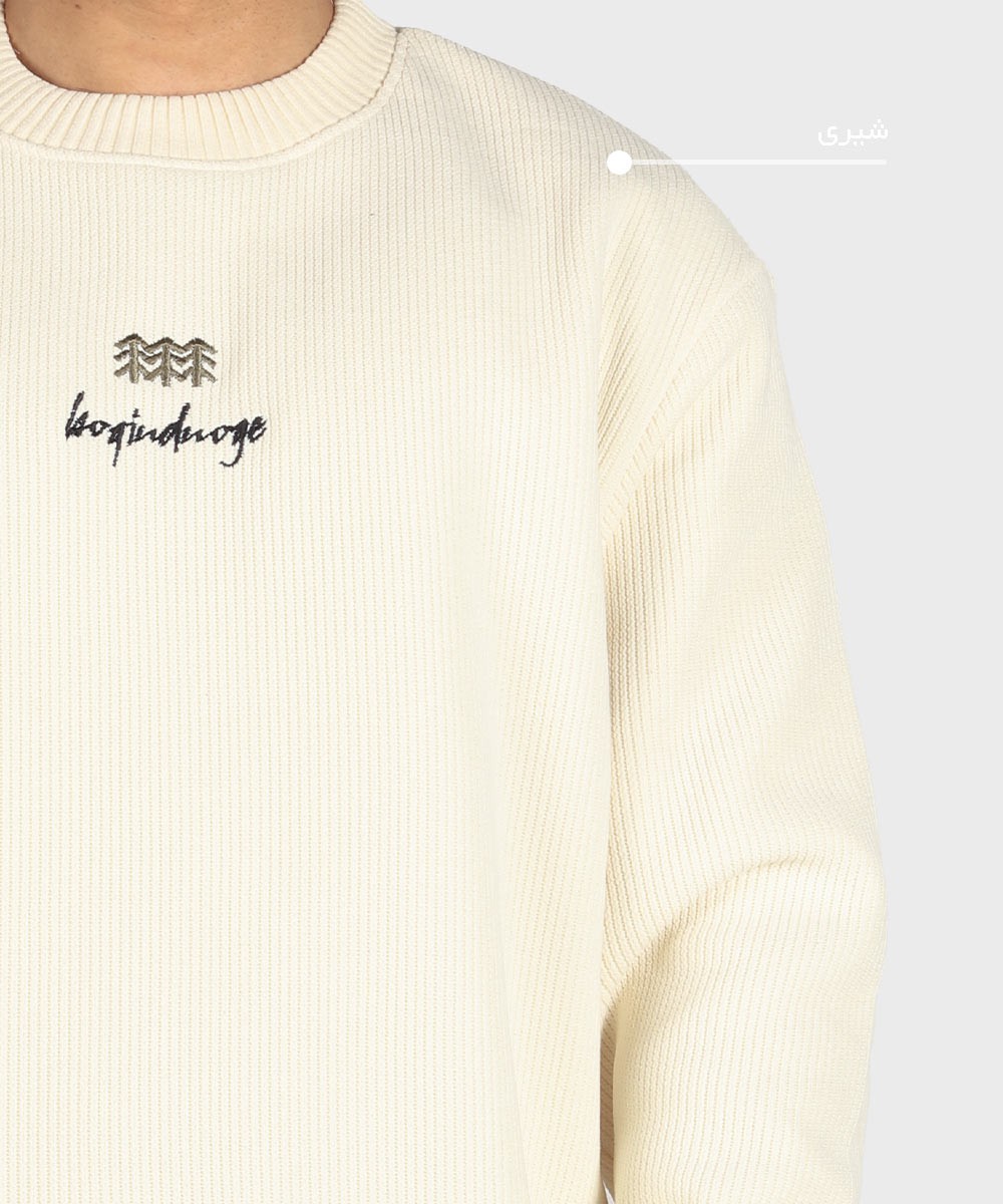 مشکی عسلی شیری خاکی پاییزه پلیور 7191  - تصویر 3