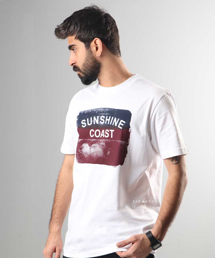 تیشرت طرح دار مردانه 1983