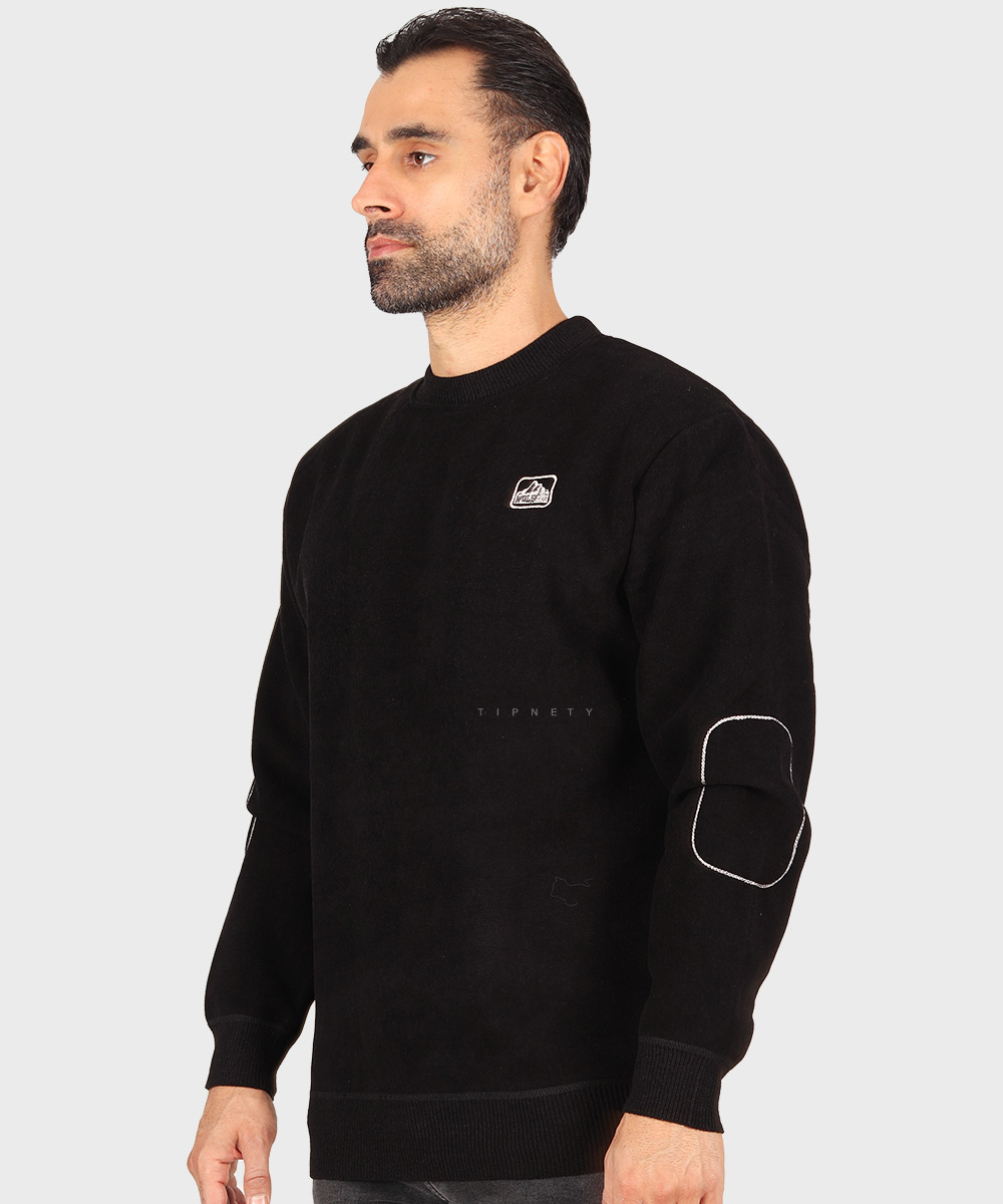                 شیری لجنی مشکی پاییزه پلیور 7137  - تصویر 9