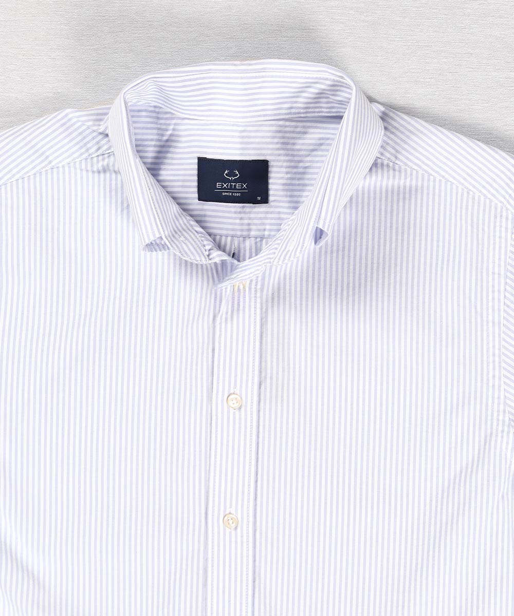 پیراهن لینن مردانه آستین کوتاه و راه راه 1402