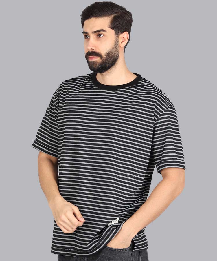                                     مشکی   تیشرت لش 1291  - تصویر 5