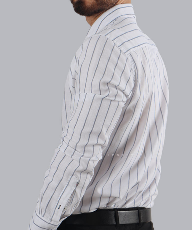                                         سورمه ای پیراهن آستین بلند فیت 8820  - تصویر 4