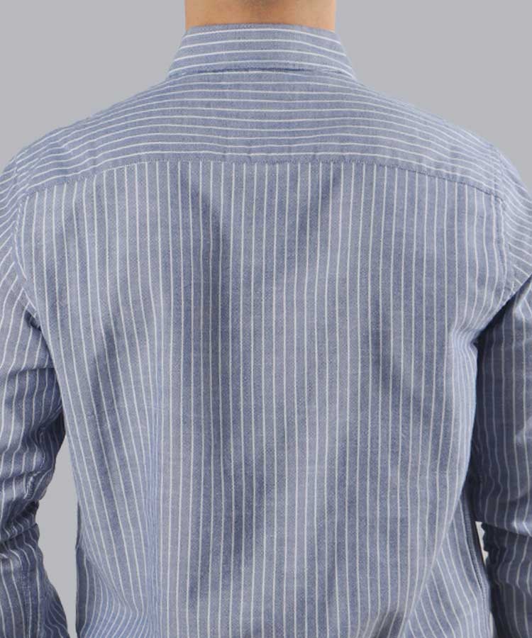                                                                                 صدری کرم آبی پیراهن آستین بلند فیت 8825  - تصویر 6