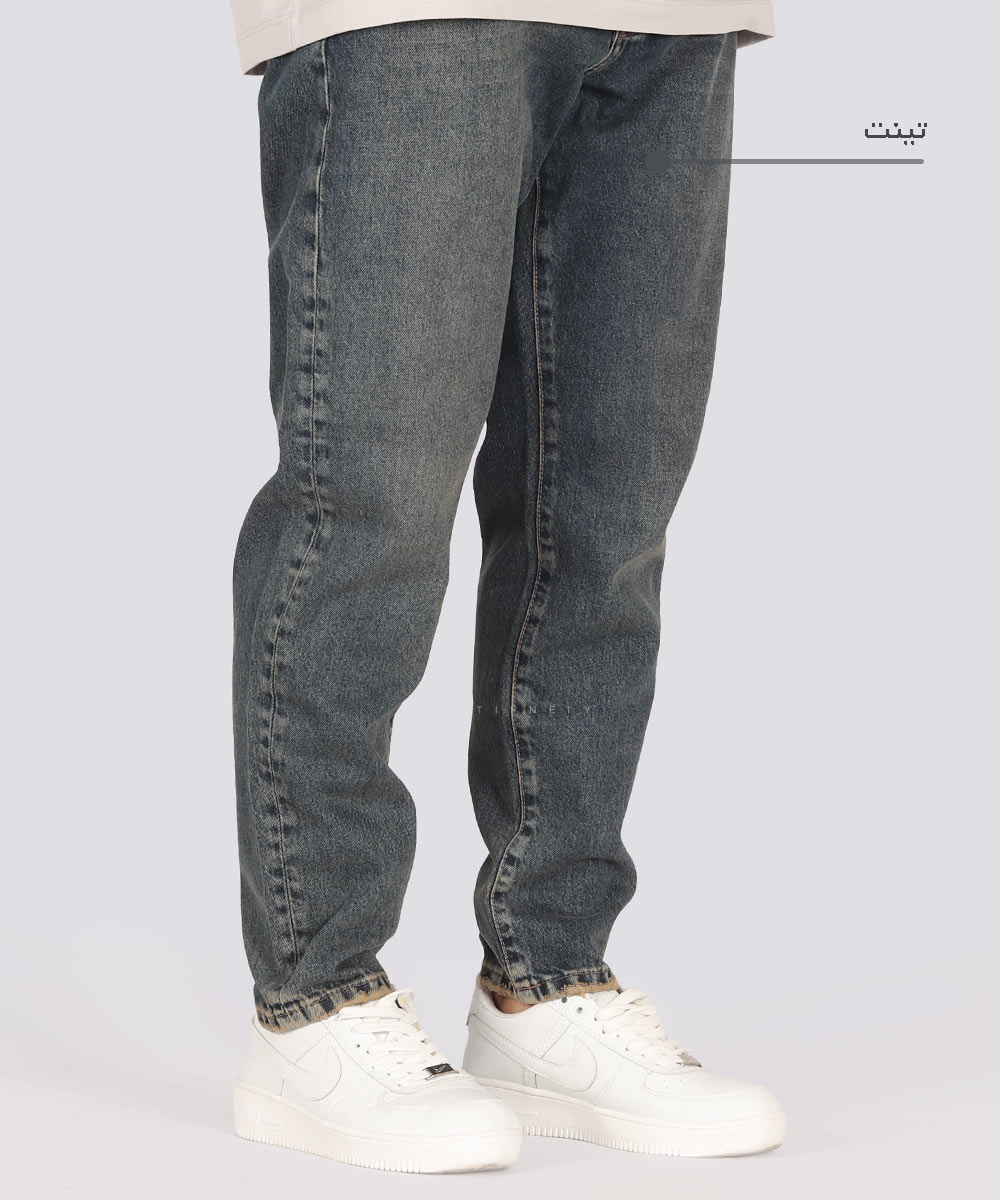             مشکی تینت سورمه ای دودی آبی یخی شلوار جین مام فیت 3932  - تصویر 6