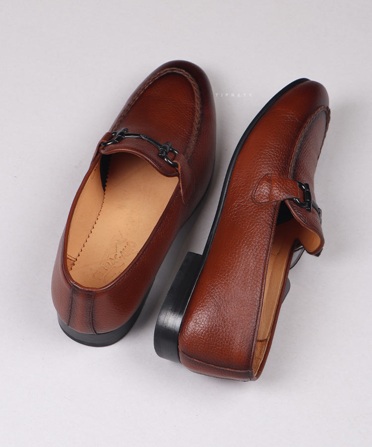               مشکی عسلی کفش کالج 0122  - تصویر 3