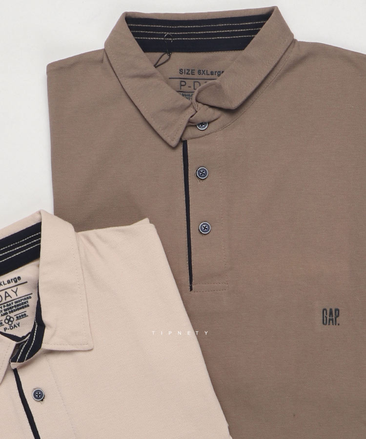 تیشرت یقه دار سایز بزرگ مردانه 5333