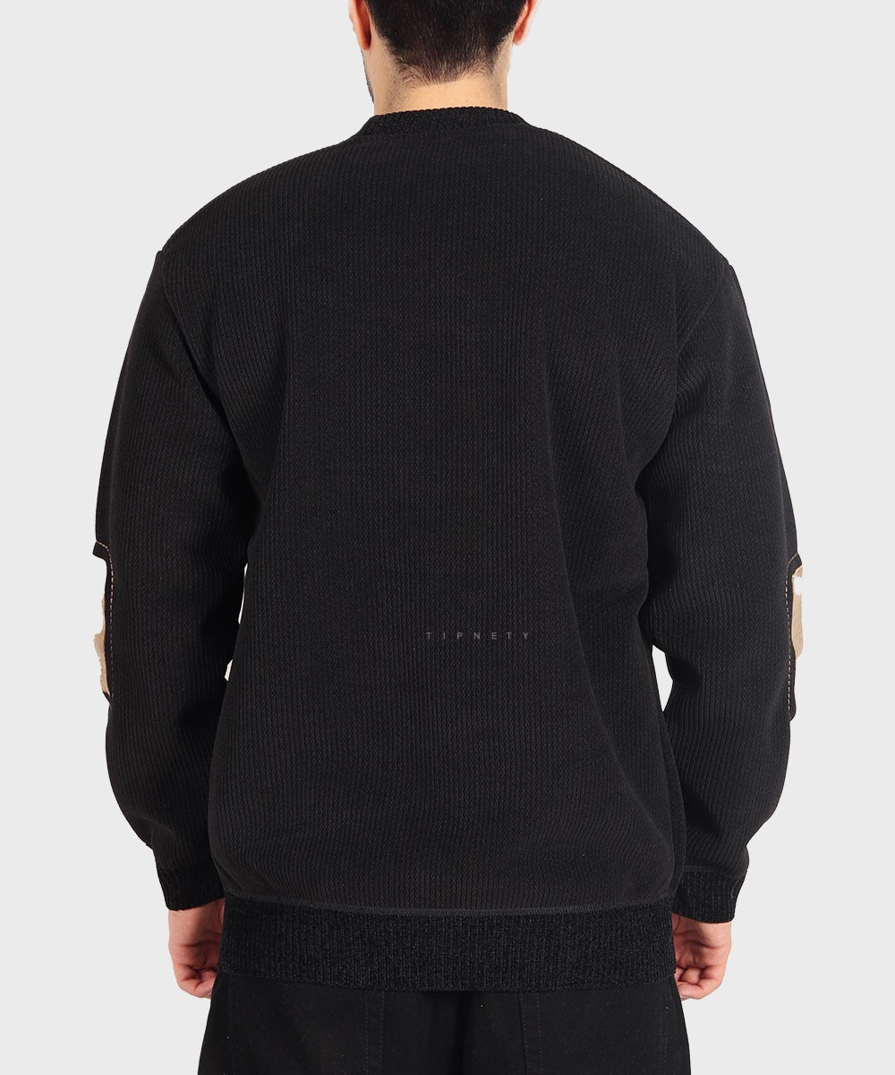 مشکی عسلی شیری پاییزه پلیور 7126  - تصویر 11