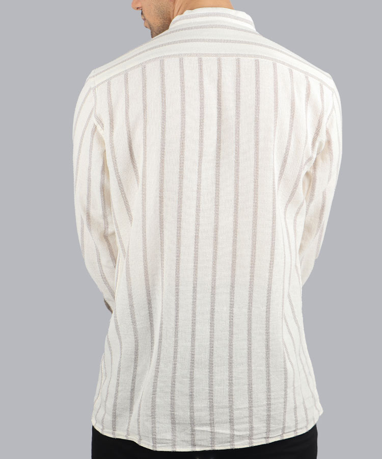                     طوسی پیراهن آستین بلند فیت 1213  - تصویر 3