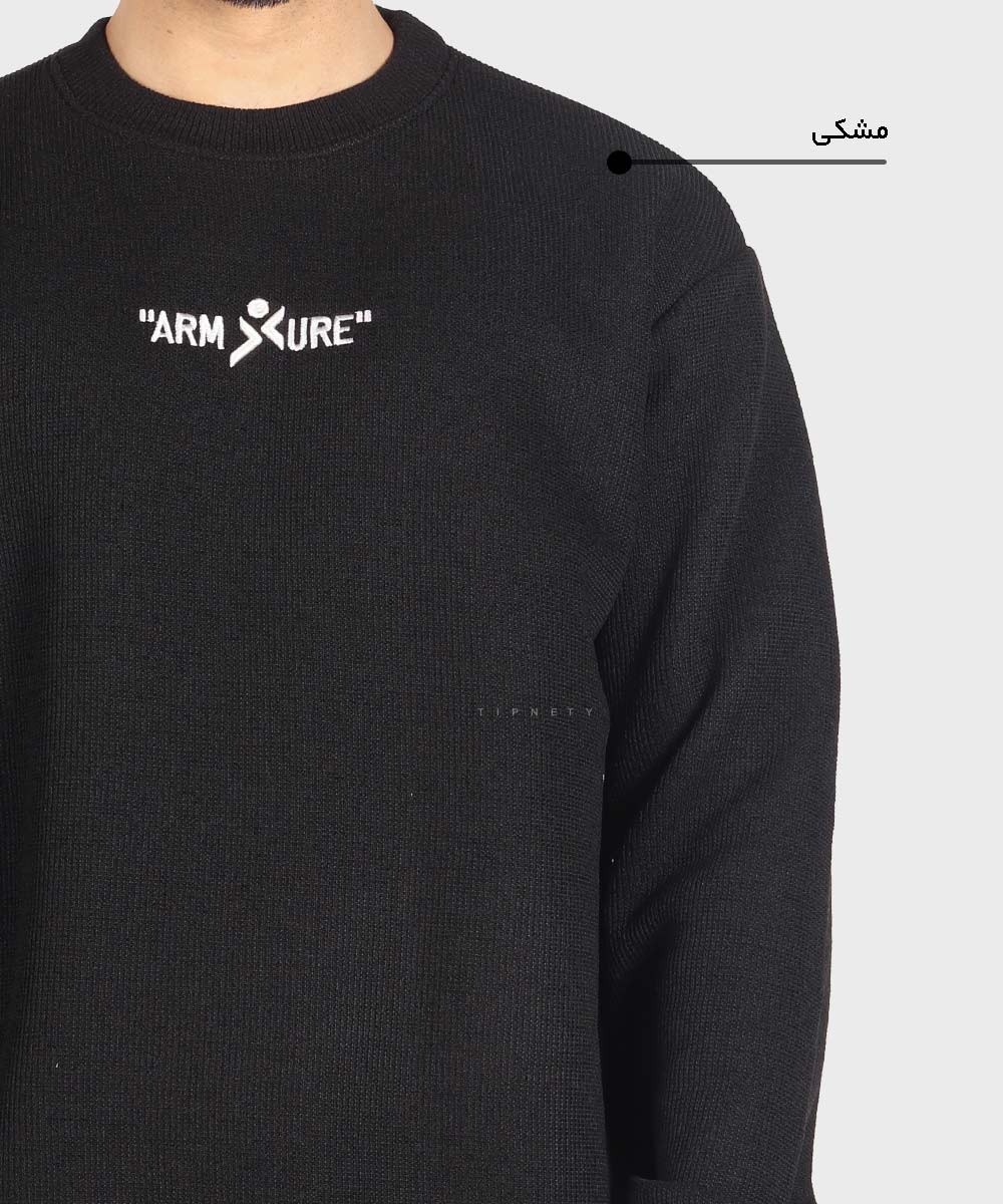 دودی مشکی طوسی شیری پاییزه پلیور 7201  - تصویر 4