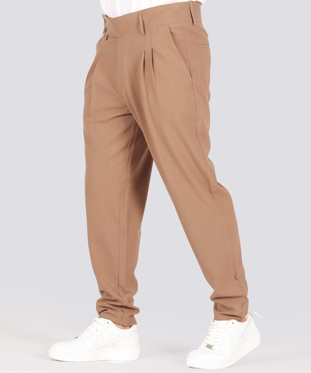         روشن       کرم مشکی سبز کرم روشن شکلاتی ذغالی شلوار پارچه ای فیت 0480  - تصویر 34