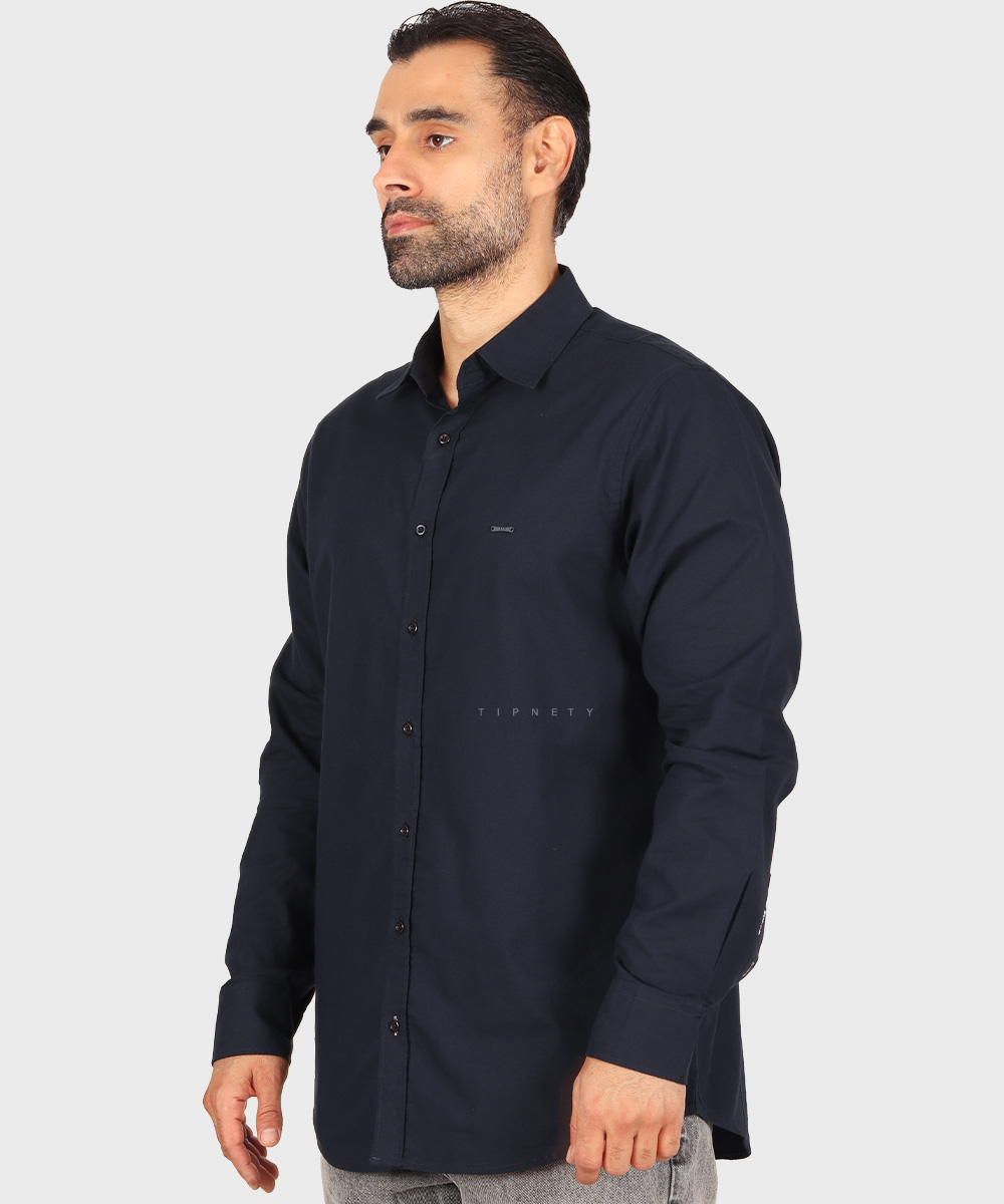                                                             سفید سورمه ای قهوه ای سبز مشکی آبی روشن لجنی ذغالی پیراهن آستین بلند فیت 5499  - تصویر 14